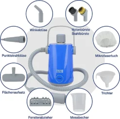 LEBENLANG Dampfreiniger Handgerät Steam Cleaner - 1000W & 300ml Mit 9 Zubehör | Polsterreiniger Gerät | Polster Handdampfreiniger Polstermöbel Fugenreiniger Für Bad Fliesen | Premium Dampf Reiniger… 9 LEBENLANG Dampfreiniger Handgerät Steam Cleaner - 1000W & 300ml Mit 9 Zubehör | Polsterreiniger Gerät | Polster Handdampfreiniger Polstermöbel Fugenreiniger Für Bad Fliesen | Premium Dampf Reiniger… -Haushalts Verkauf 8f78c8ed6fbbd16580fbc4b4cb770098