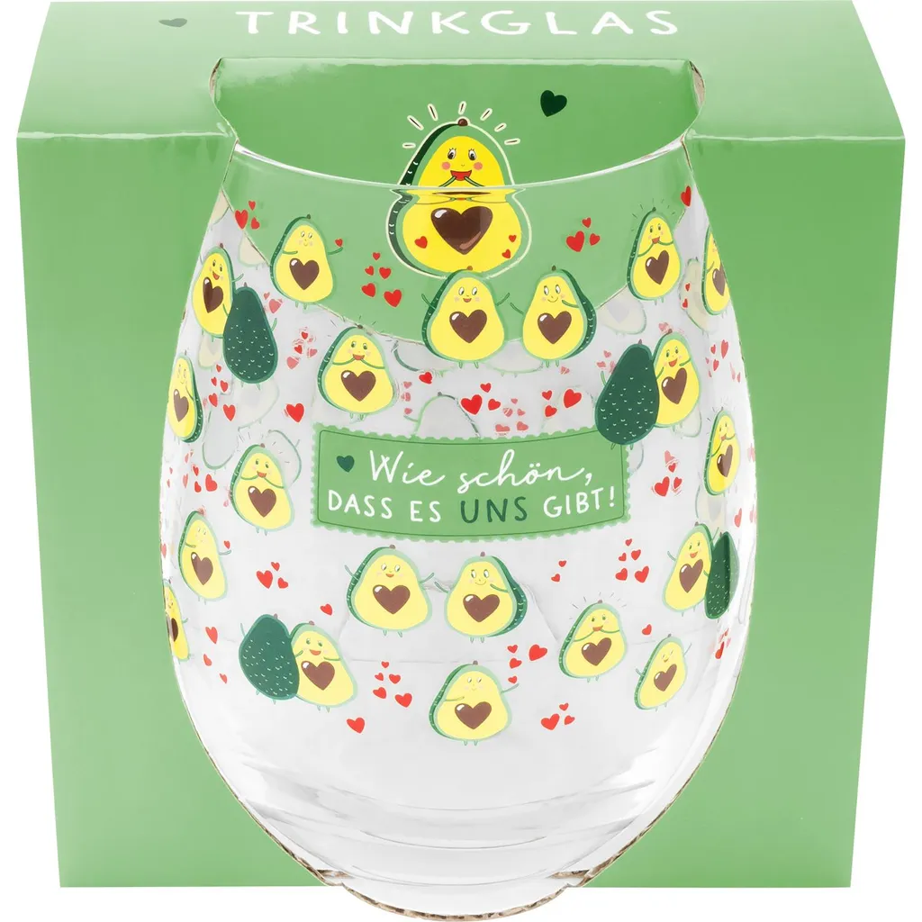 H:)PPY Life 47572 Trinkglas Avocado, 60 Cl, Konisch 2 H:)PPY Life 47572 Trinkglas Avocado, 60 Cl, Konisch – Bild 2
