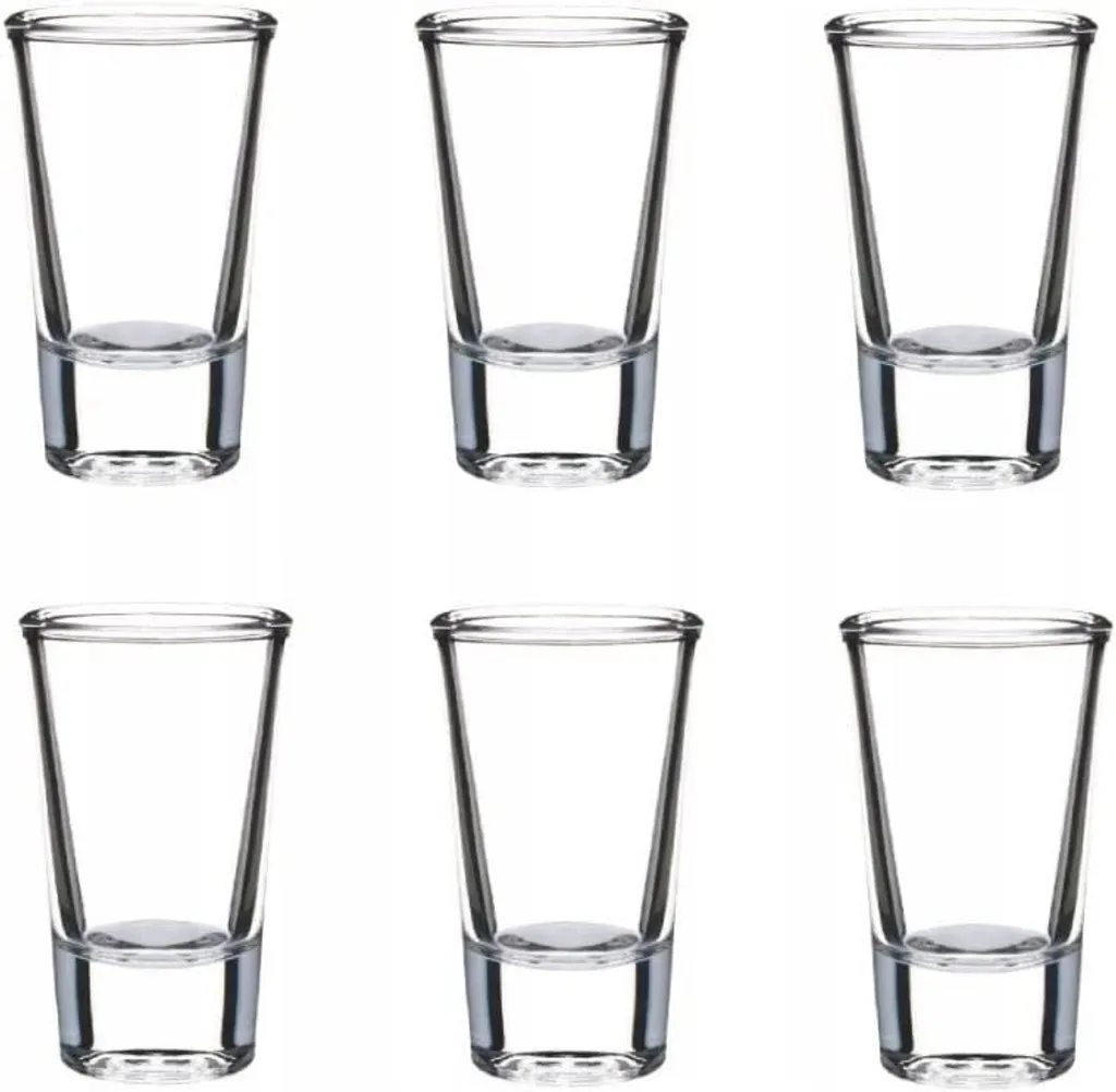 SCHLOSSEREI BAYERWALD Schnapsgläser Set 6 Stück Je 28 Ml - Shotgläser Wodka Schnaps Tequila Grappa - Transparent 7 Cm Höhe 1 SCHLOSSEREI BAYERWALD Schnapsgläser Set 6 Stück Je 28 Ml - Shotgläser Wodka Schnaps Tequila Grappa - Transparent 7 Cm Höhe