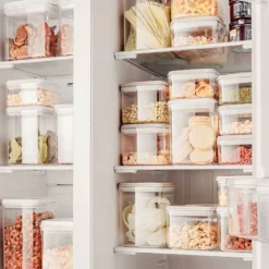 Frischhaltedosen Luftdict Vorratsdose 8-teilige-Set 8,14L Mit Deckel-POP-UP -Haushalts Verkauf 92b3ee4f9ef3e252dfb375f64fd21f3e