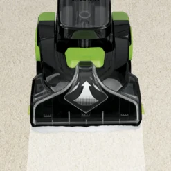 CLEANmaxx Teppichreiniger Professional Mit Vibrations- Und Seitenbürsten - Schwarz/grün