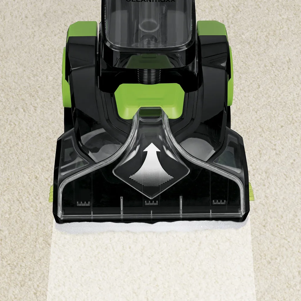 CLEANmaxx Teppichreiniger Professional Mit Vibrations- Und Seitenbürsten - Schwarz/grün 1 CLEANmaxx Teppichreiniger Professional Mit Vibrations- Und Seitenbürsten - Schwarz/grün