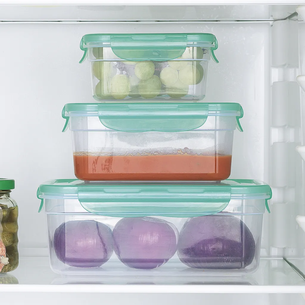 Frischhaltedosen Set Klick Gefrierdosen Lunchbox Deckel 14-tlg. Aquamarin 14 Frischhaltedosen Set Klick Gefrierdosen Lunchbox Deckel 14-tlg. Aquamarin – Bild 14