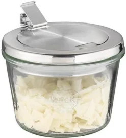 APS 2 Original-Weckgläser In Sturzform Mit Edelstahl-Klappdeckel, Je 370 Ml