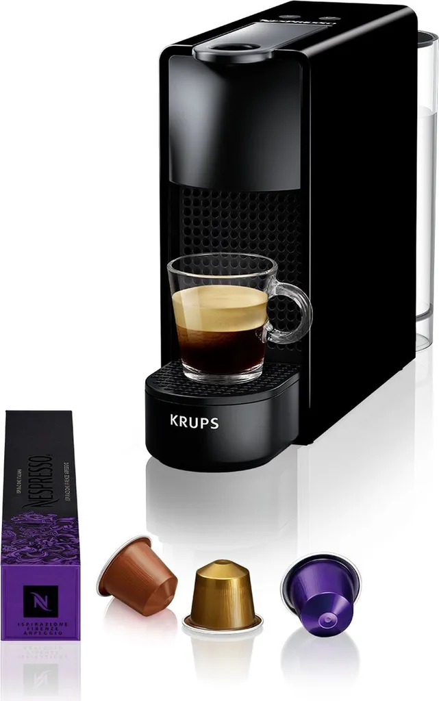 Krups Nespresso Essenza Mini XN1108 - Kaffeetassenmaschine - Schwarz 1 Krups Nespresso Essenza Mini XN1108 - Kaffeetassenmaschine - Schwarz