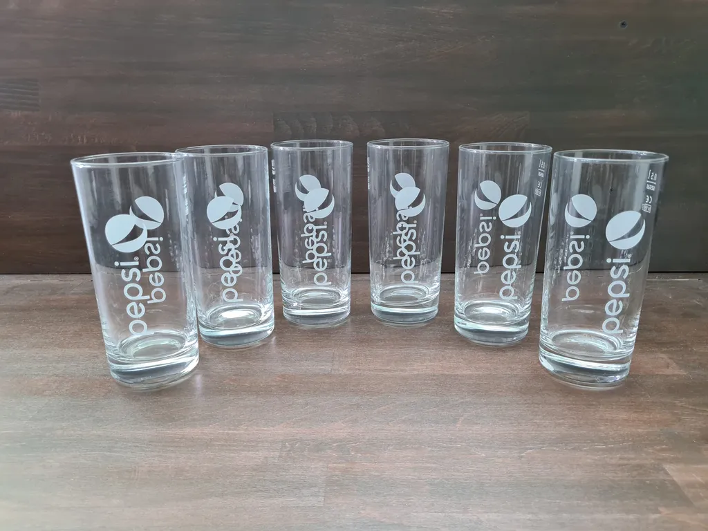 Pepsi Gläser Retro 0,5L 6er Set 1 Pepsi Gläser Retro 0,5L 6er Set