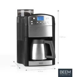 BEEM FRESH-AROMA-PERFECT Filterkaffeemaschine Mit Mahlwerk - Thermo | 2 Isolierkannen Kaffeemaschine Mahlwerk Timer 2x Thermoskanne Filterkaffeemaschine Kaffeeautomat 10 BEEM FRESH-AROMA-PERFECT Filterkaffeemaschine Mit Mahlwerk - Thermo | 2 Isolierkannen Kaffeemaschine Mahlwerk Timer 2x Thermoskanne Filterkaffeemaschine Kaffeeautomat -Haushalts Verkauf a2326523f1e5a553a54adc3cd3061ab6