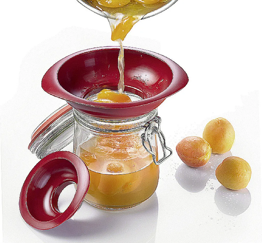 Westmark 1155 2270 Einmachtrichter 'Twix', Rot, 2-teilig (1 Set) 6 Westmark 1155 2270 Einmachtrichter 'Twix', Rot, 2-teilig (1 Set) – Bild 6