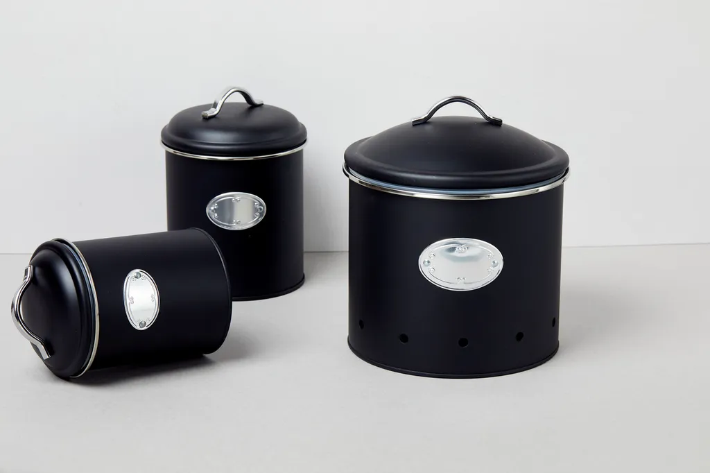 Wenko Aufbewahrungsdose Nero Mit Löchern 4 L 6 Wenko Aufbewahrungsdose Nero Mit Löchern 4 L – Bild 6