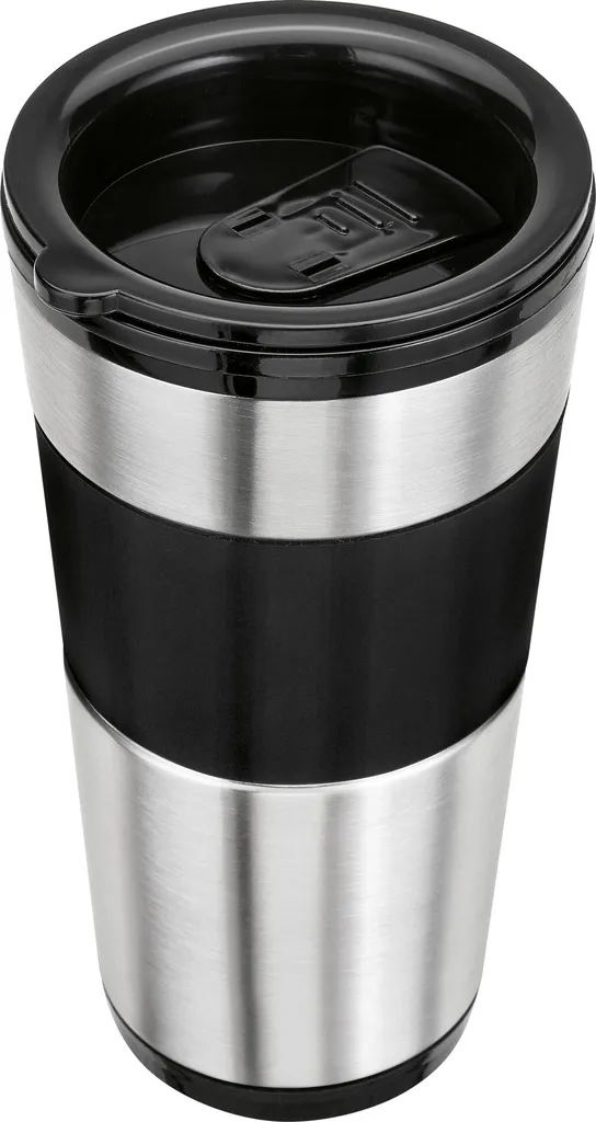 Clatronic KA 3733 Kaffeemaschine Für Coffee To Go, Inkl. 0,4 Liter Kaffeebecher Aus Edelstahl, Ideal Für Auto, Büro Und Unterwegs, Schwarz 2 Clatronic KA 3733 Kaffeemaschine Für Coffee To Go, Inkl. 0,4 Liter Kaffeebecher Aus Edelstahl, Ideal Für Auto, Büro Und Unterwegs, Schwarz – Bild 2