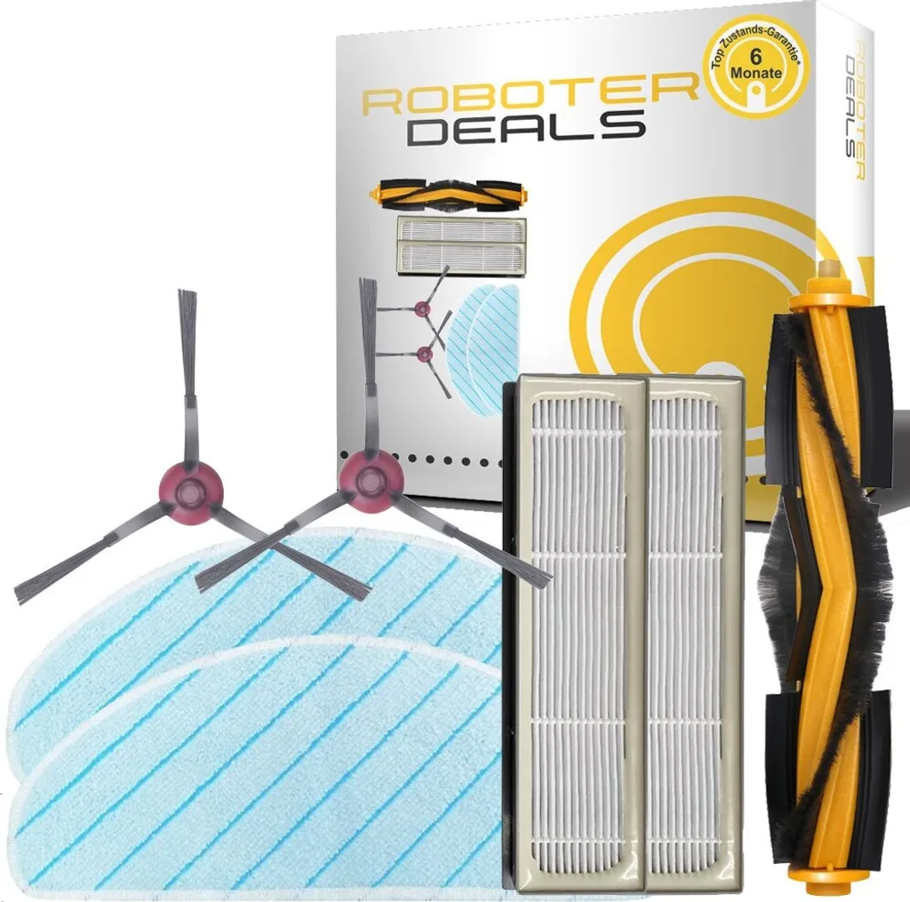 Zubehör Set, Ersatzteile Kit Für Yeedi Vac 2 Pro (2x Seitenbürste, 2x Filter, 2x Pad, 1x Hauptbürste) 1 Zubehör Set, Ersatzteile Kit Für Yeedi Vac 2 Pro (2x Seitenbürste, 2x Filter, 2x Pad, 1x Hauptbürste)