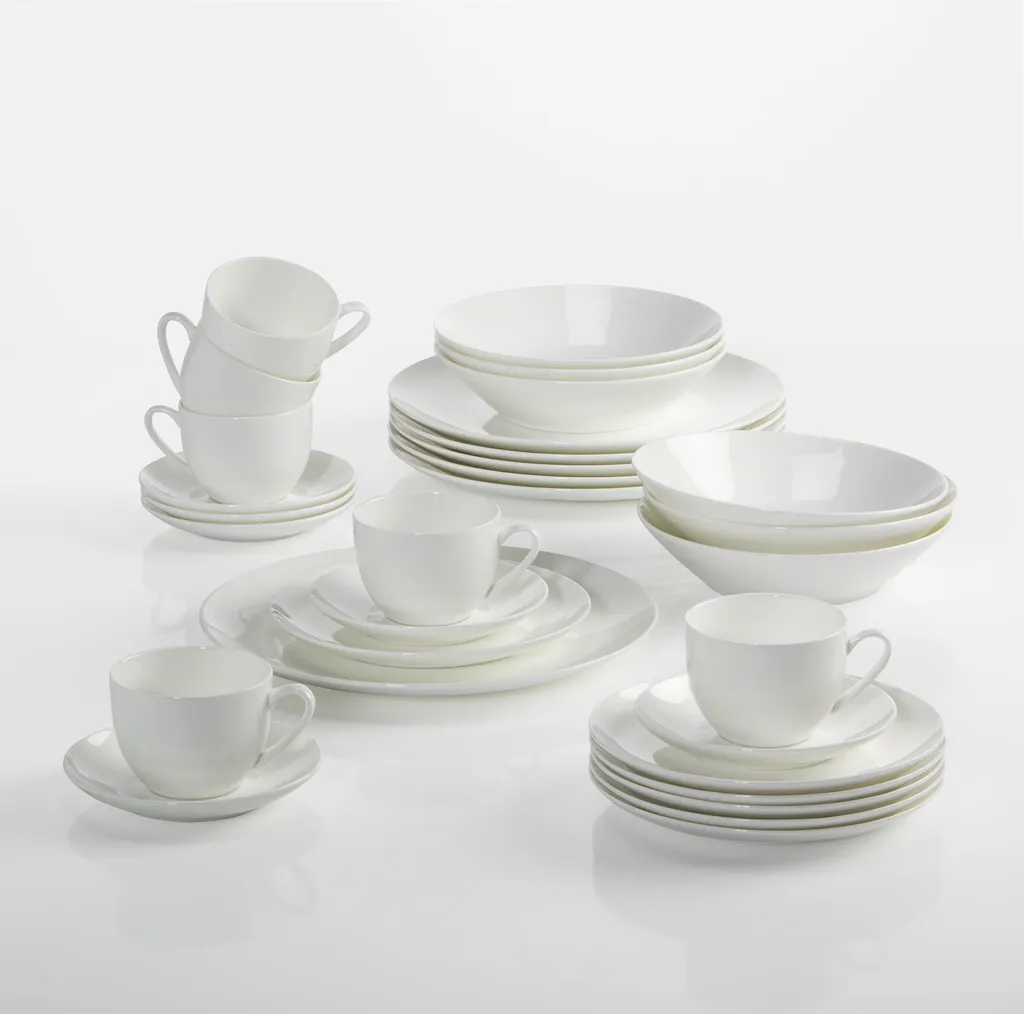 Maxwell & Williams Cashmere Resort Kaffee- Und Tafelset, Coupe, Geschenkbox, Bone China Porzellan, 30-tlg., BC1960 3 Maxwell & Williams Cashmere Resort Kaffee- Und Tafelset, Coupe, Geschenkbox, Bone China Porzellan, 30-tlg., BC1960 – Bild 3