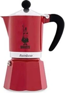 Bialetti Rainbow, Italienische Espresso-Kaffeemaschine, Aluminium, 3 Tassen, Rot 23 Bialetti Rainbow, Italienische Espresso-Kaffeemaschine, Aluminium, 3 Tassen, Rot -Haushalts Verkauf ad0562b2233c3350ed971b39958ffcec