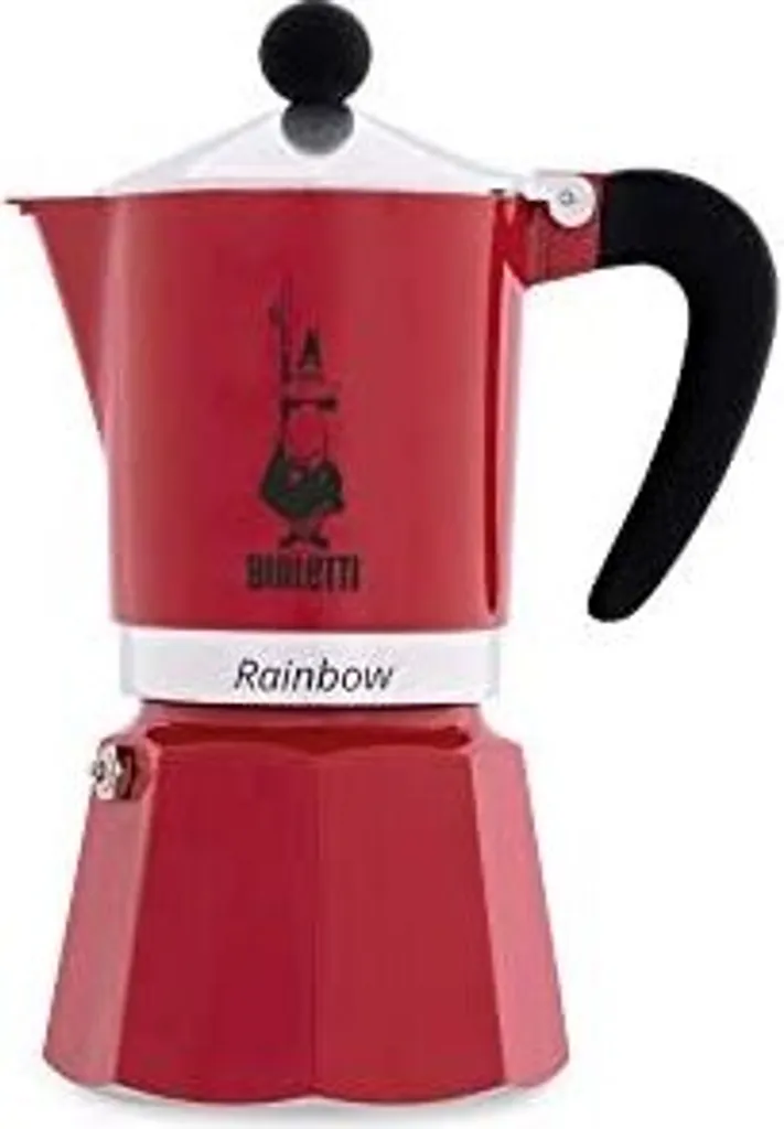 Bialetti Rainbow, Italienische Espresso-Kaffeemaschine, Aluminium, 3 Tassen, Rot 10 Bialetti Rainbow, Italienische Espresso-Kaffeemaschine, Aluminium, 3 Tassen, Rot – Bild 10