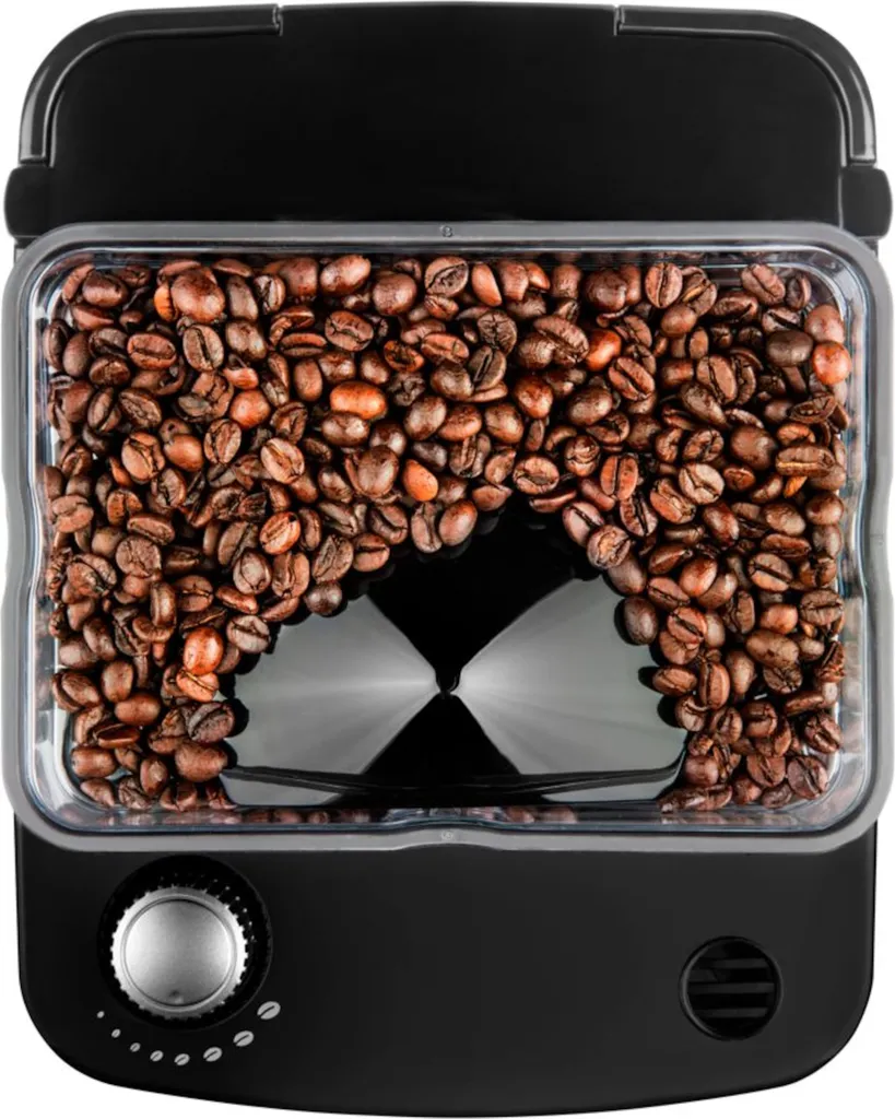 MEDION MD 15486 Kaffeemaschine Mit Mahlwerk Und Glaskanne, Wassertank: 1,5 Liter, 8 Mahlstufen, Max. 1050 Watt, Silber, Edelstahl 2 MEDION MD 15486 Kaffeemaschine Mit Mahlwerk Und Glaskanne, Wassertank: 1,5 Liter, 8 Mahlstufen, Max. 1050 Watt, Silber, Edelstahl – Bild 2