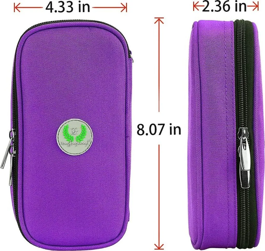 Insulin Kühltasche Reise Tasche - Medikamente Diabetiker Isoliert Tragbaren Kühler Tasche Für Insulin Pen Und Diabetes Kühltasche (Lila) 2 Insulin Kühltasche Reise Tasche - Medikamente Diabetiker Isoliert Tragbaren Kühler Tasche Für Insulin Pen Und Diabetes Kühltasche (Lila) – Bild 2