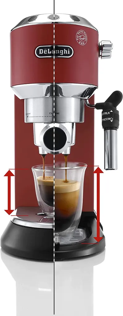 De'Longhi DeLonghi EC685.R Dedica Style Siebträger Espressomaschine Rot 7 De'Longhi DeLonghi EC685.R Dedica Style Siebträger Espressomaschine Rot – Bild 7