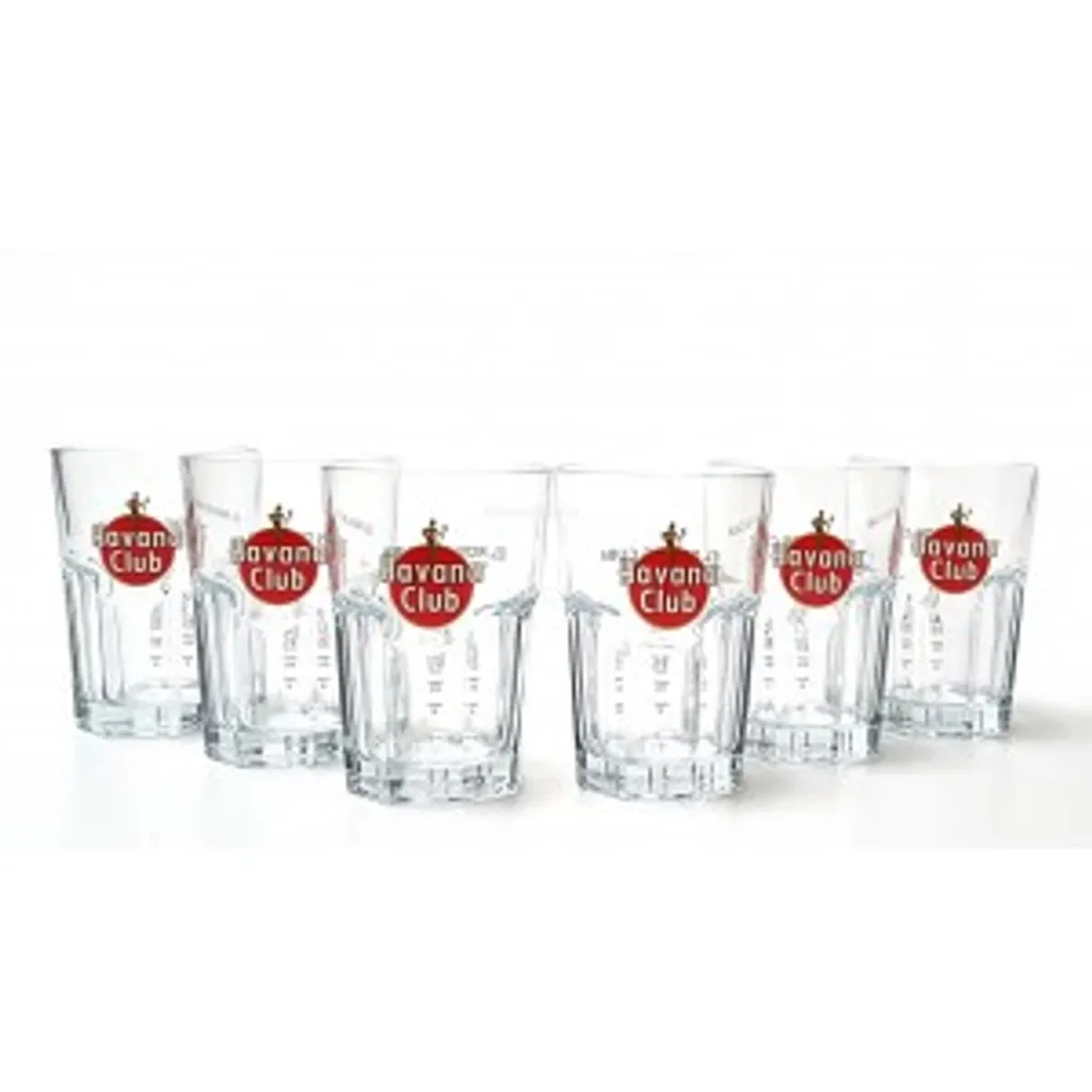 Havana Club Gläser Set – 6x Gläser Geeicht 2/4cl 2 Havana Club Gläser Set – 6x Gläser Geeicht 2/4cl – Bild 2