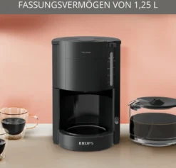 Krups F30908 ProAroma Kaffeemaschine Schwarz -Haushalts Verkauf b07371290cf159bdbc191a7d12712536