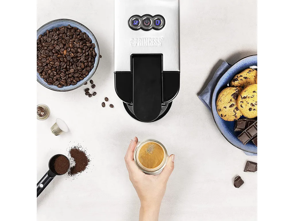 Princess Multikapsel Kaffeemaschine Für Kapsel, Pads & Pulver & Elektro Milchkännchen 7 Princess Multikapsel Kaffeemaschine Für Kapsel, Pads & Pulver & Elektro Milchkännchen – Bild 7