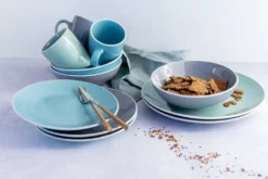 Mäser 931770 Kombiservice Elissa Für 6 Personen, Steinzeug, Türkis (1 Set, 24-teilig) -Haushalts Verkauf b174fd3df71383ebb05f279dcabda6d2