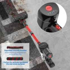 26KpA Staubsauger Akku Handstaubsauger Beutellos HEPA Filter 4in1 Kabellos 160W Kabellos,mit LED 11 26KpA Staubsauger Akku Handstaubsauger Beutellos HEPA Filter 4in1 Kabellos 160W Kabellos,mit LED -Haushalts Verkauf b1cdda590522b238bb76c4d10e3eb8ec