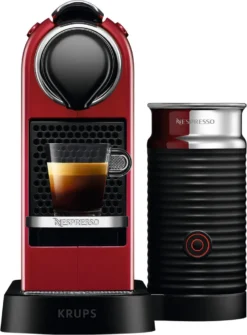 Krups XN7615.19 Nespresso Citiz & Milk Kaffeekapselmaschine (1260 Watt, Wassertankkapazität: 1l, Pumpendruck: 19 Bar) Rot 13 Krups XN7615.19 Nespresso Citiz & Milk Kaffeekapselmaschine (1260 Watt, Wassertankkapazität: 1l, Pumpendruck: 19 Bar) Rot -Haushalts Verkauf b3c45f7a655101fc5d49d11f5bf0aafb
