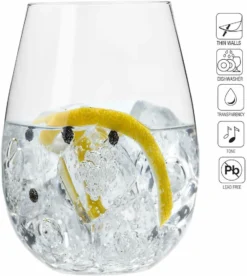 KROSNO Harmony Große Weißweingläser Ohne Stiel, 6er-Set, 500 Ml 29 KROSNO Harmony Große Weißweingläser Ohne Stiel, 6er-Set, 500 Ml -Haushalts Verkauf b4966da070c9595723acb7eba022435e