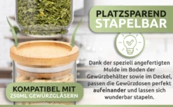 PORADA 12 Stapelbare Gewürzgläser Set 150ml Glasbehälter Mit Deckel Aufbewahrung Küche Gewürzdosen Vorratsdosen Glas Mit Deckel Aufbewahrungsgläser Küchenorganisation Aufbewahrung… 18 PORADA 12 Stapelbare Gewürzgläser Set 150ml Glasbehälter Mit Deckel Aufbewahrung Küche Gewürzdosen Vorratsdosen Glas Mit Deckel Aufbewahrungsgläser Küchenorganisation Aufbewahrung… -Haushalts Verkauf b668038f6899bdeaeecd00b88a3e00ee