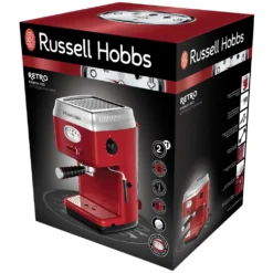 Russell Hobbs Espressomaschine Retro Rot Siebträger (15 Bar, 2 Tassen-Einsätze, 1,1l Abnehmbarer Wassertank, Dampf-Milchschaumdüse, Portionierlöffel Mit Tamper) Kaffeemaschine 10 Russell Hobbs Espressomaschine Retro Rot Siebträger (15 Bar, 2 Tassen-Einsätze, 1,1l Abnehmbarer Wassertank, Dampf-Milchschaumdüse, Portionierlöffel Mit Tamper) Kaffeemaschine -Haushalts Verkauf b6b7f4fd631846f50ff479e82660ef25