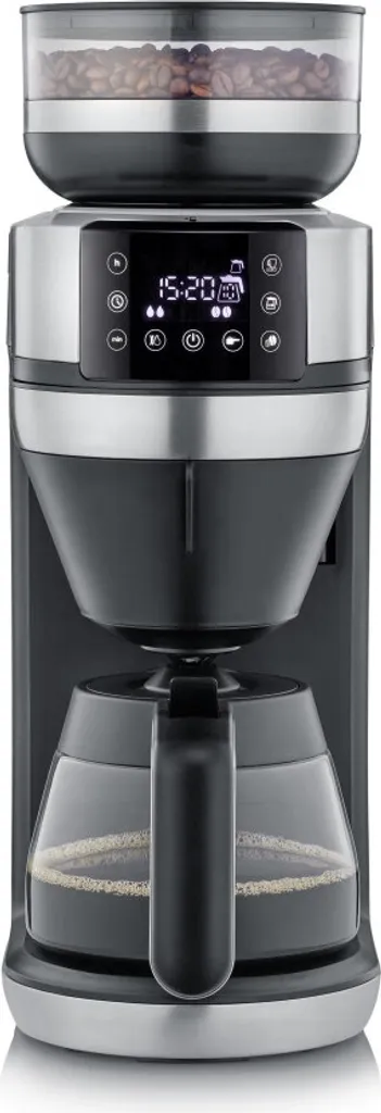 SEVERIN FILKA Vollautomat Für Filterkaffee Mit Glaskanne KA 4850 Aus Edelstahl, Matt-schwarz Edelstahl-gebürstet 8 SEVERIN FILKA Vollautomat Für Filterkaffee Mit Glaskanne KA 4850 Aus Edelstahl, Matt-schwarz Edelstahl-gebürstet – Bild 8