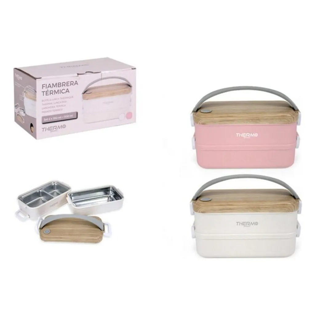 Lunchbox ThermoSport Thermal Rechteckig (2 X 550 Ml) 2 Lunchbox ThermoSport Thermal Rechteckig (2 X 550 Ml) – Bild 2