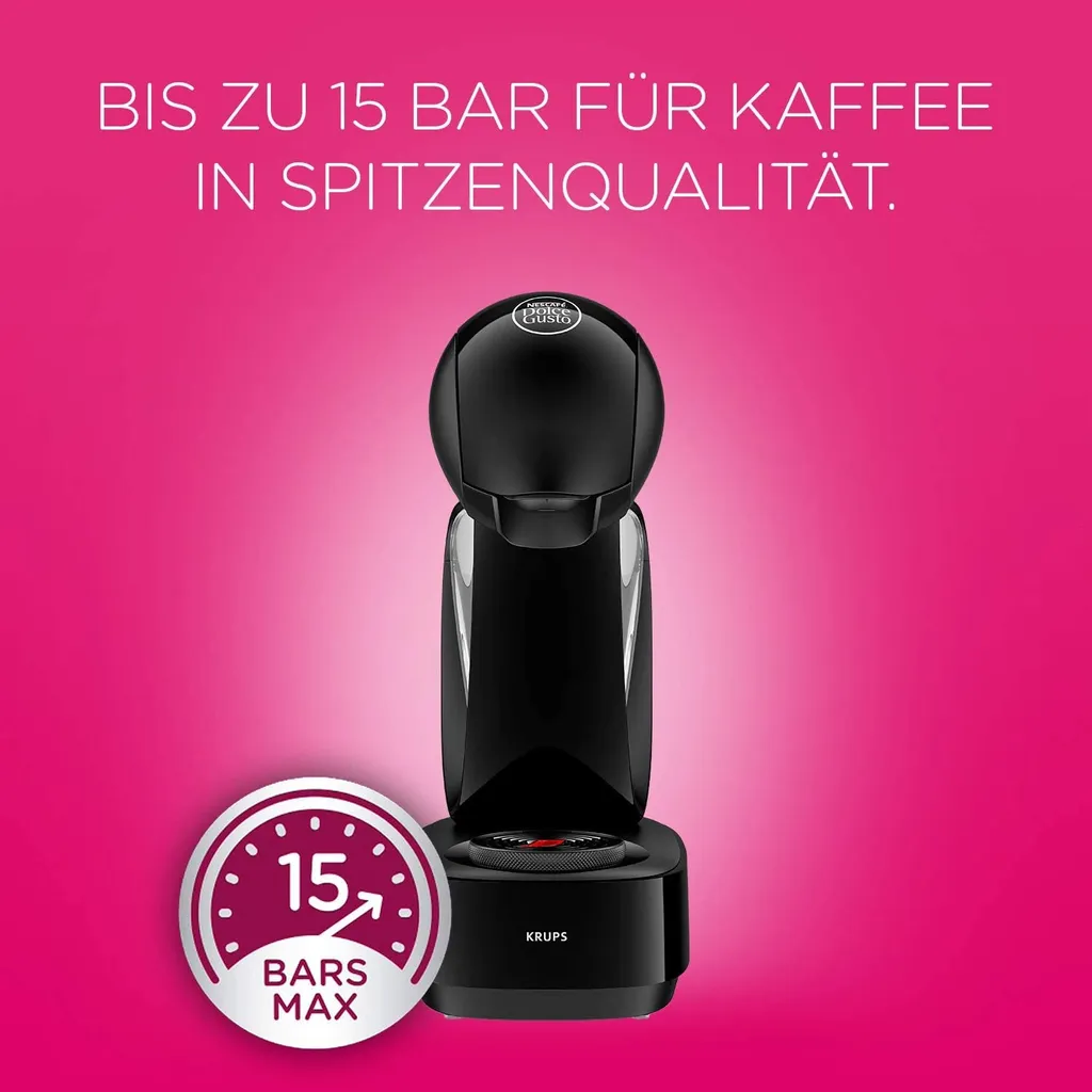 Krups Espressomaschine NESCAFÉ® DOLCE GUSTO® Infinissima KP1708, Schwarz 9 Krups Espressomaschine NESCAFÉ® DOLCE GUSTO® Infinissima KP1708, Schwarz – Bild 9