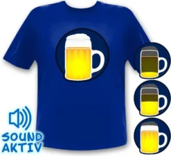 Bierglas LED Party T-Shirt Für Oktoberfest Wasn Party Bier Shirt Größe - XL -Haushalts Verkauf bb731b7102e156a15d6f11e98554b85d