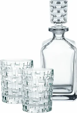 Nachtmann Bossa Nova Whiskyset 3 Teilig Kristallglas 101095 -Haushalts Verkauf bc880a9dbb355000649c790f0166aefe