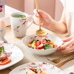 VEWEET Porzellan Kombiservice 'Annie', 40 Teilig Geschirrservice Für 8 Personen, Frühstückservice Mit Je 8 Eierbecher, Kaffeebecher 350 Ml, Müslischalen, Dessertteller Und Flachteller 12 VEWEET Porzellan Kombiservice 'Annie', 40 Teilig Geschirrservice Für 8 Personen, Frühstückservice Mit Je 8 Eierbecher, Kaffeebecher 350 Ml, Müslischalen, Dessertteller Und Flachteller -Haushalts Verkauf bf1ed6c75b2fc7e586698b6ea9629e07