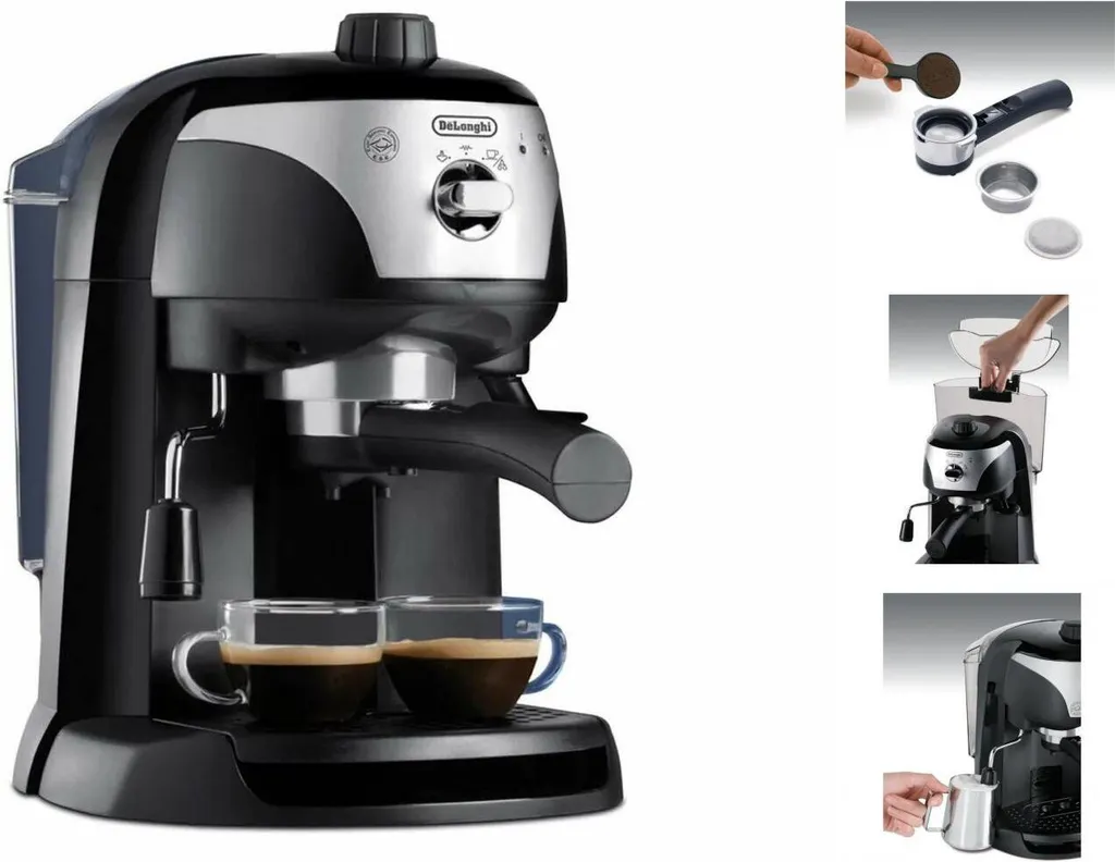 De'Longhi DeLonghi EC221.B Siebträgermaschine Espressoautomat 7 De'Longhi DeLonghi EC221.B Siebträgermaschine Espressoautomat – Bild 7
