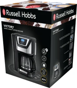 Russell Hobbs 22000-56 Chester Grind Und Brew Glas-Kaffeemaschine Mahlwerk -Haushalts Verkauf c0490d165f3527d0574ad17d56967b04