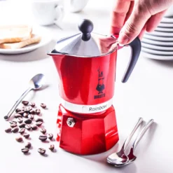 Bialetti Rainbow, Italienische Espresso-Kaffeemaschine, Aluminium, 3 Tassen, Rot 19 Bialetti Rainbow, Italienische Espresso-Kaffeemaschine, Aluminium, 3 Tassen, Rot -Haushalts Verkauf c08f80816e6fde859465bbe20dcf3714