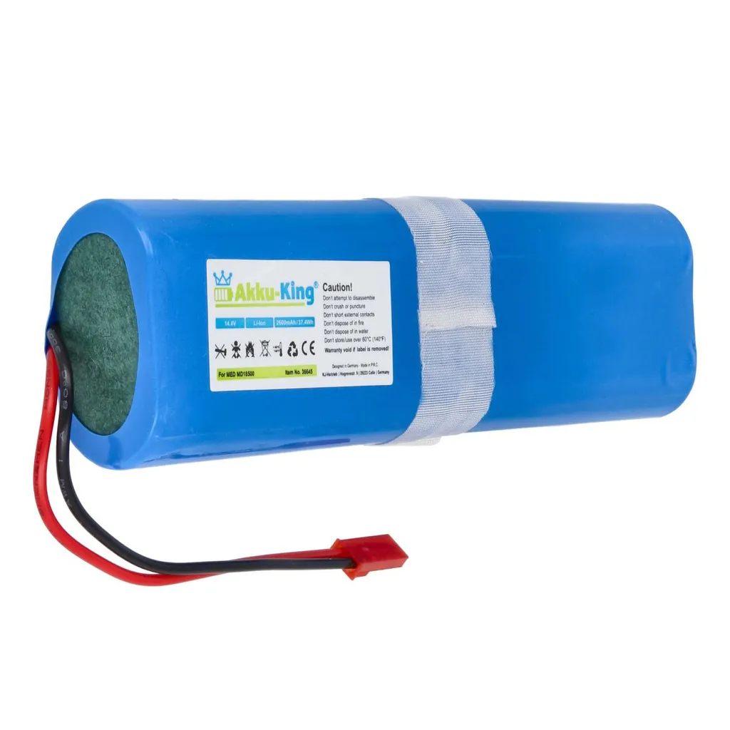 Akku Kompatibel Mit Medion AGX-2 - Li-Ion 2600mAh - Für Saugroboter MD18500, ILIFE V50, V5s Pro, V8s, X750, 18650B4-4S1P 1 Akku Kompatibel Mit Medion AGX-2 - Li-Ion 2600mAh - Für Saugroboter MD18500, ILIFE V50, V5s Pro, V8s, X750, 18650B4-4S1P