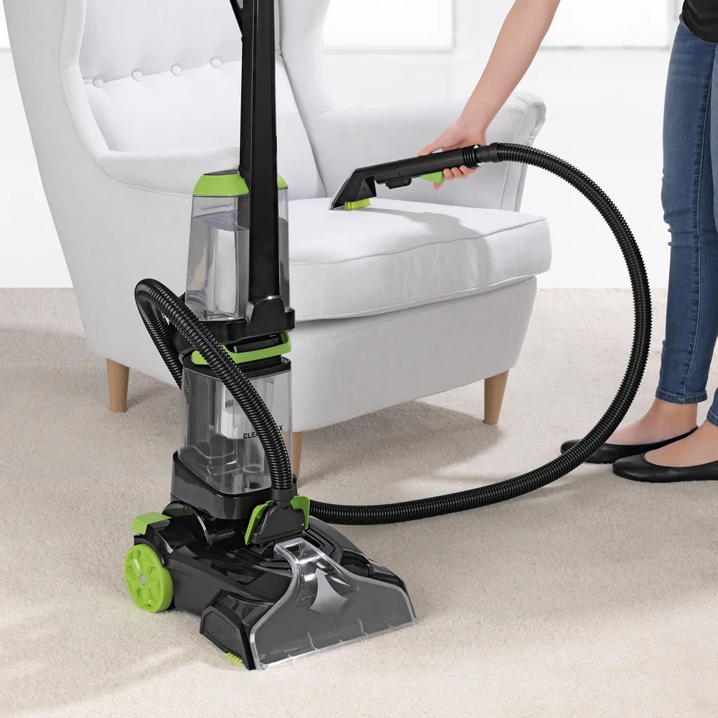 CLEANmaxx Teppichreiniger Professional Mit Vibrations- Und Seitenbürsten - Schwarz/grün 7 CLEANmaxx Teppichreiniger Professional Mit Vibrations- Und Seitenbürsten - Schwarz/grün – Bild 7