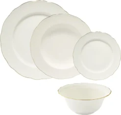 Kütahya Porselen Ilay 24 Teile Porzellan Geschirr Set Gold BNILY24Y2520 18 Kütahya Porselen Ilay 24 Teile Porzellan Geschirr Set Gold BNILY24Y2520 -Haushalts Verkauf c56860c0429cf1a2cd0456105d8327fa