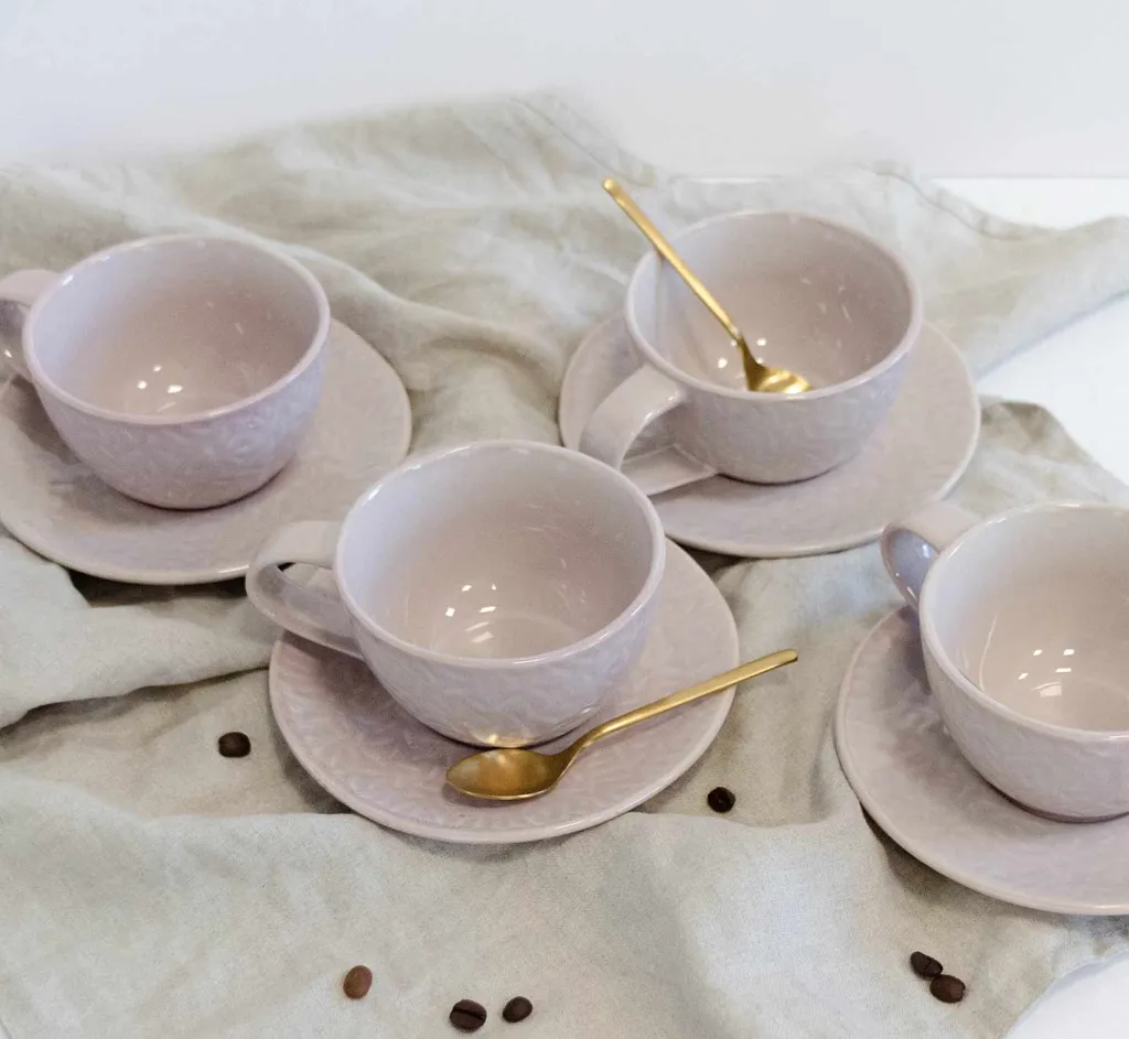 Leonardo MATERA Cappuccino Set Grün 8-teilig 4 Leonardo MATERA Cappuccino Set Grün 8-teilig – Bild 4