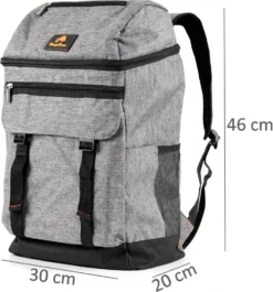 CampFeuer Kühlrucksack 20 Liter Grau, Leicht Und Wasserdicht -Haushalts Verkauf c942329daf1f4be376bbef383ef0e3ce