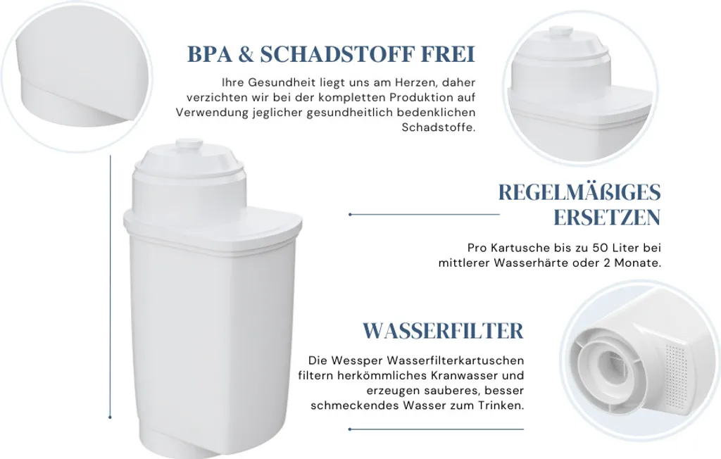 Wessper Ersatz Filter Für Siemens EQ 6,9 TZ70003, Brita Intenza 1016723 575491 Bosch TCZ7003 TCZ-7003 TCZ7033 Bosch 12008246 467873 (9er Pack) 5 Wessper Ersatz Filter Für Siemens EQ 6,9 TZ70003, Brita Intenza 1016723 575491 Bosch TCZ7003 TCZ-7003 TCZ7033 Bosch 12008246 467873 (9er Pack) – Bild 5