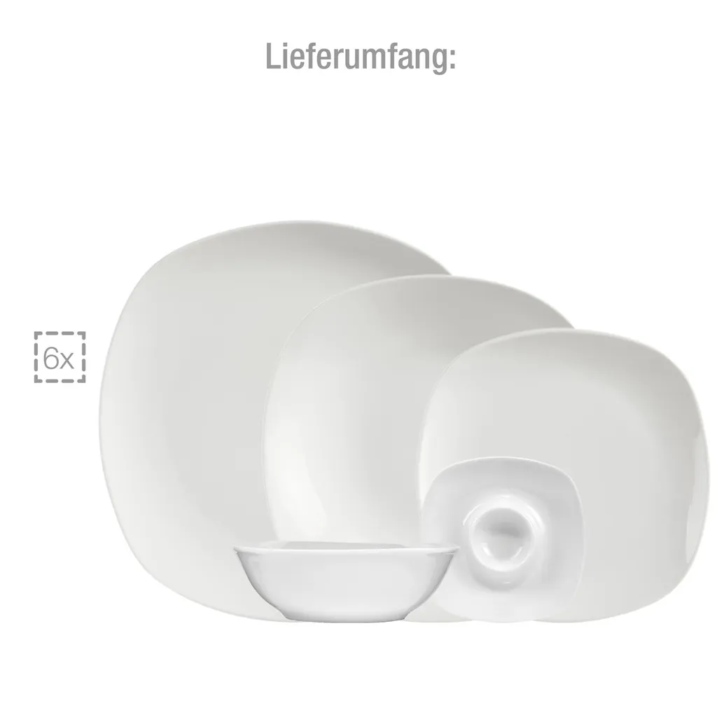 Sänger SÄNGER Porzellan Geschirrset Bilgola, Tafelservice 30 Teilig Für 6 Personen 6 Sänger SÄNGER Porzellan Geschirrset Bilgola, Tafelservice 30 Teilig Für 6 Personen – Bild 6