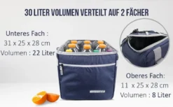 Normani Isolierte Kühltasche Mit 2 Fächern 30 L 7 Normani Isolierte Kühltasche Mit 2 Fächern 30 L -Haushalts Verkauf cb65e357aa47b20e9628c0ba6eb2ccdf