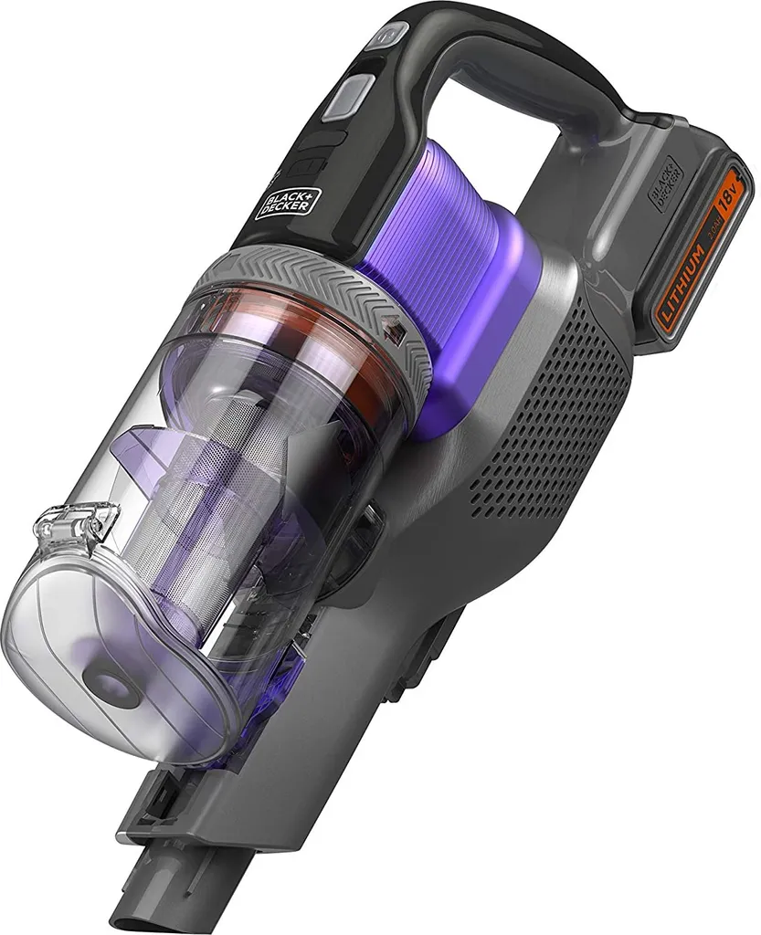 Black & Decker BHFEV182CP 4in1 Pet Akku-Handstaubsauger Mit Stiel Violett 4 Black & Decker BHFEV182CP 4in1 Pet Akku-Handstaubsauger Mit Stiel Violett – Bild 4