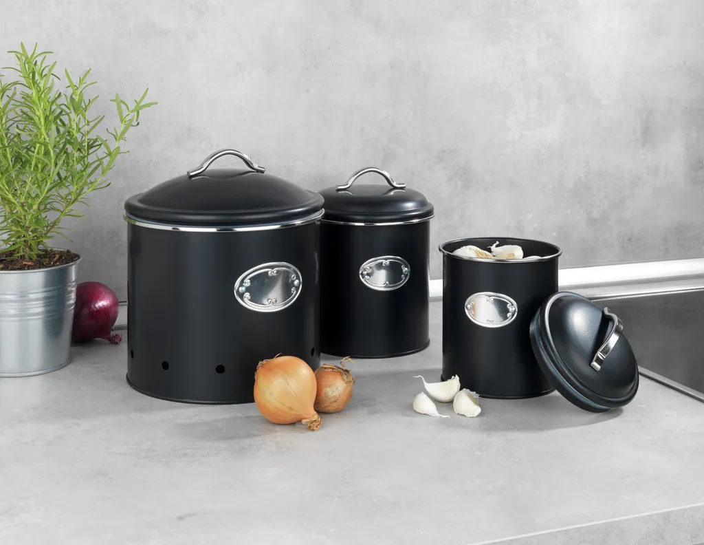 Wenko Aufbewahrungsdose Nero Mit Löchern 4 L 4 Wenko Aufbewahrungsdose Nero Mit Löchern 4 L – Bild 4