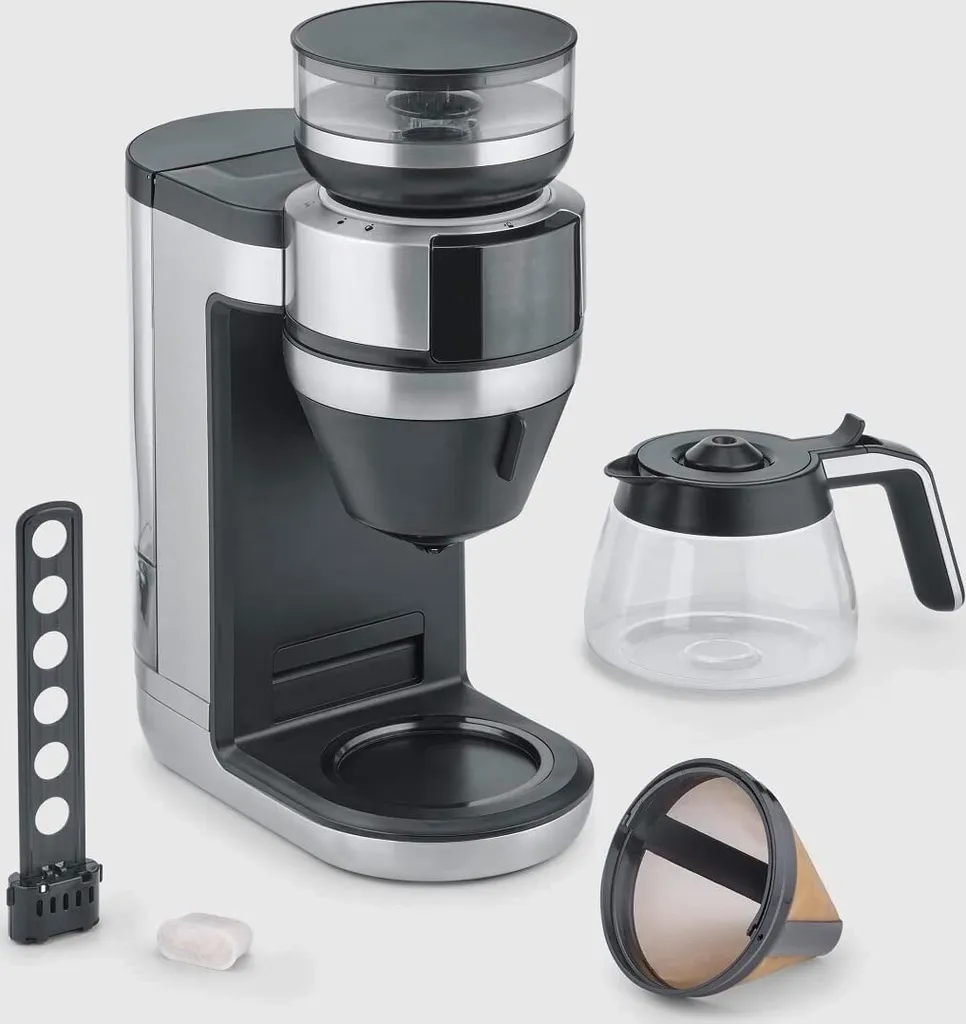 SEVERIN FILKA Vollautomat Für Filterkaffee Mit Glaskanne KA 4850 Aus Edelstahl, Matt-schwarz Edelstahl-gebürstet 6 SEVERIN FILKA Vollautomat Für Filterkaffee Mit Glaskanne KA 4850 Aus Edelstahl, Matt-schwarz Edelstahl-gebürstet – Bild 6